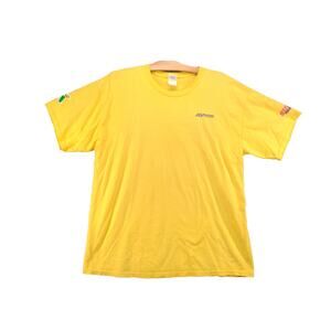 Mens Izod Indycar KV Racing #11 Kanaan T Shirt Size XL Yellow